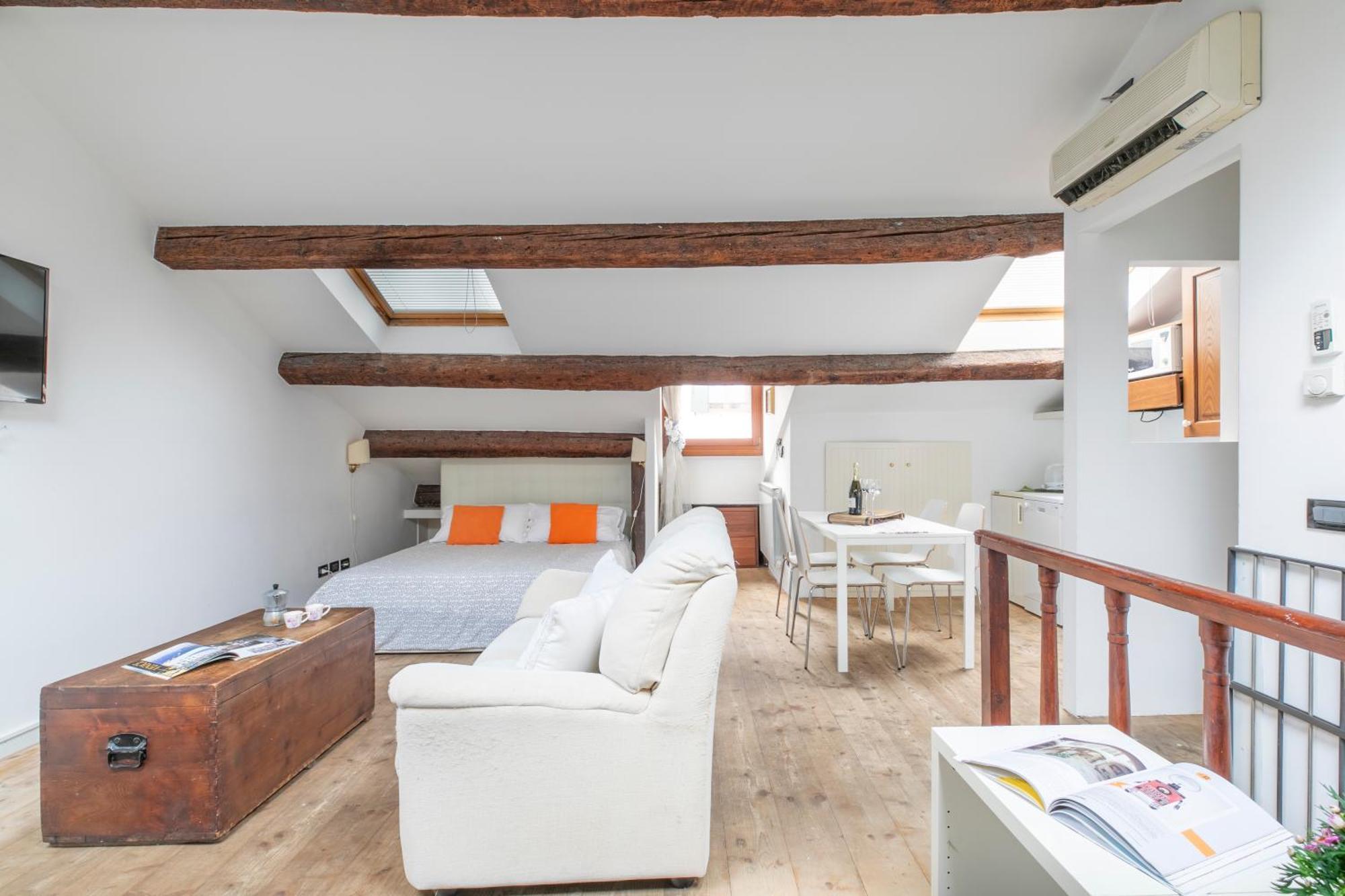 Nice Lovely Attic For 4 Person With Wifi - A/C Venecia Exterior foto