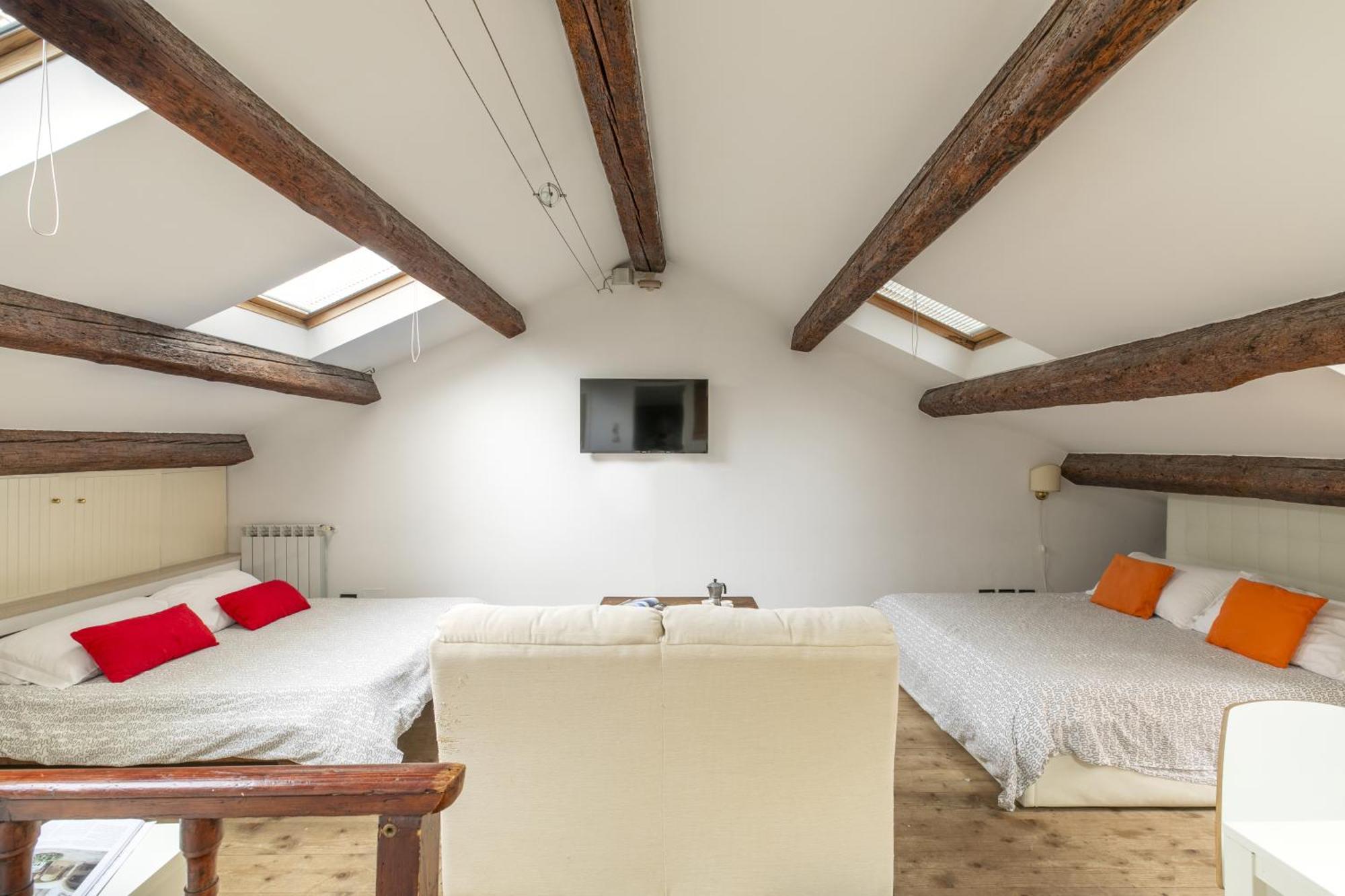 Nice Lovely Attic For 4 Person With Wifi - A/C Venecia Exterior foto