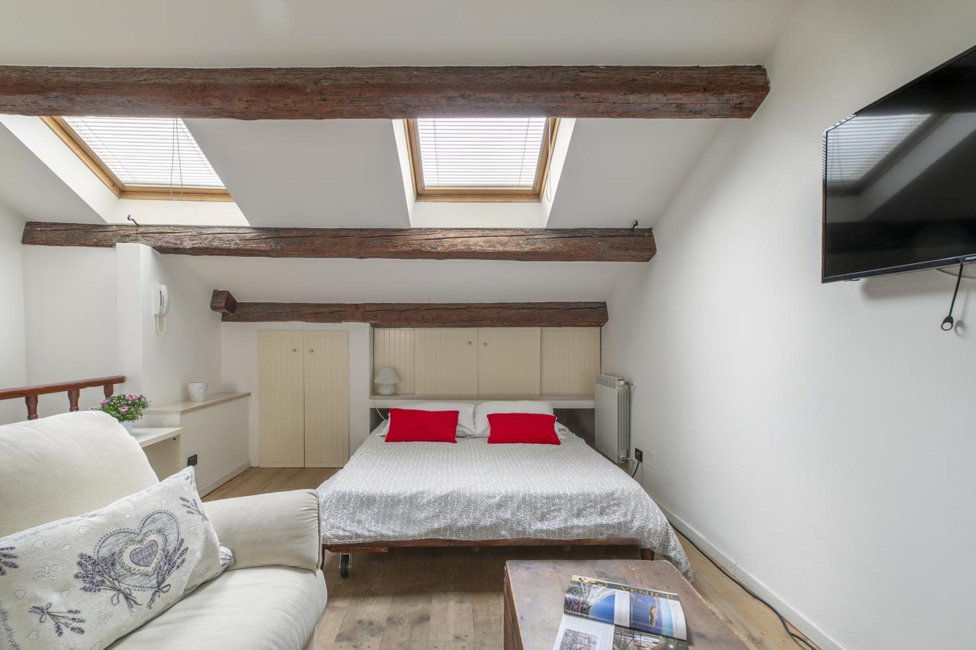 Nice Lovely Attic For 4 Person With Wifi - A/C Venecia Exterior foto
