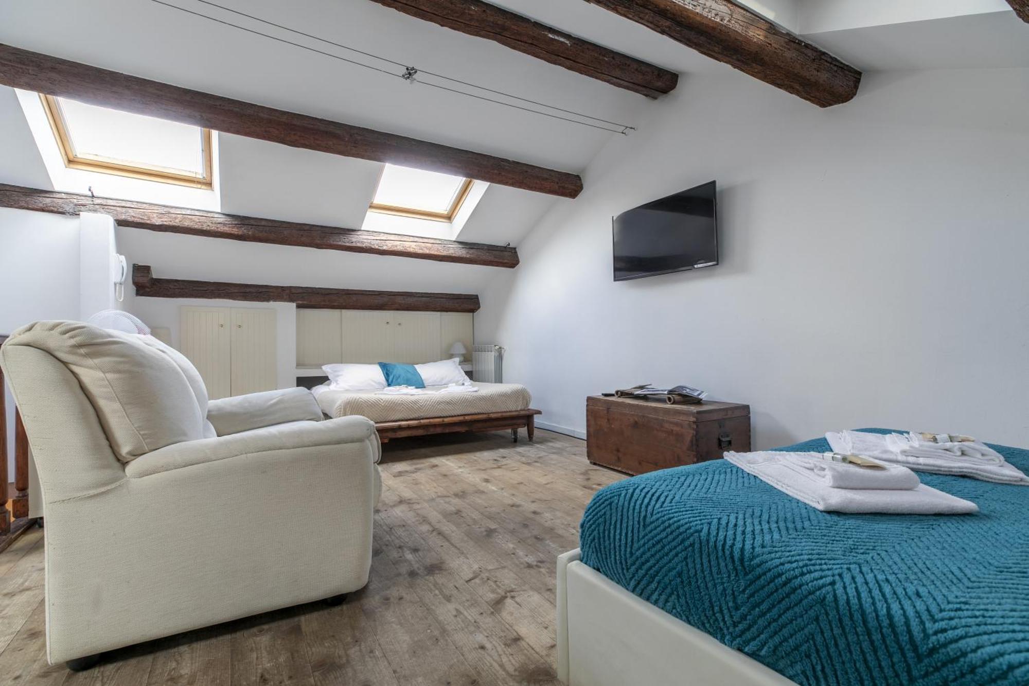 Nice Lovely Attic For 4 Person With Wifi - A/C Venecia Exterior foto
