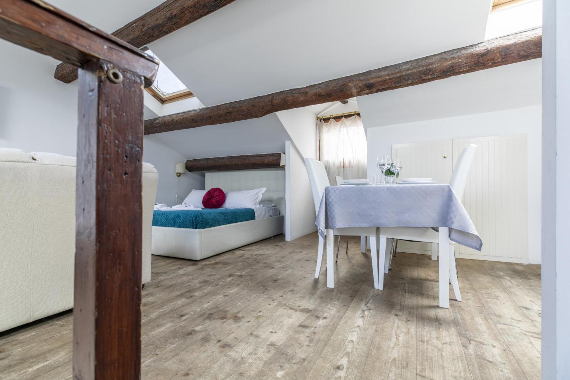 Nice Lovely Attic For 4 Person With Wifi - A/C Venecia Exterior foto
