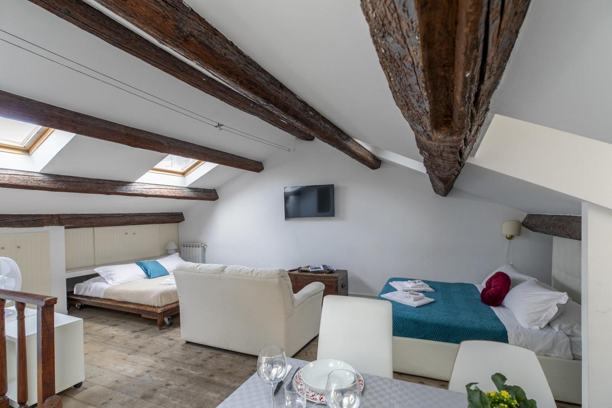 Nice Lovely Attic For 4 Person With Wifi - A/C Venecia Exterior foto
