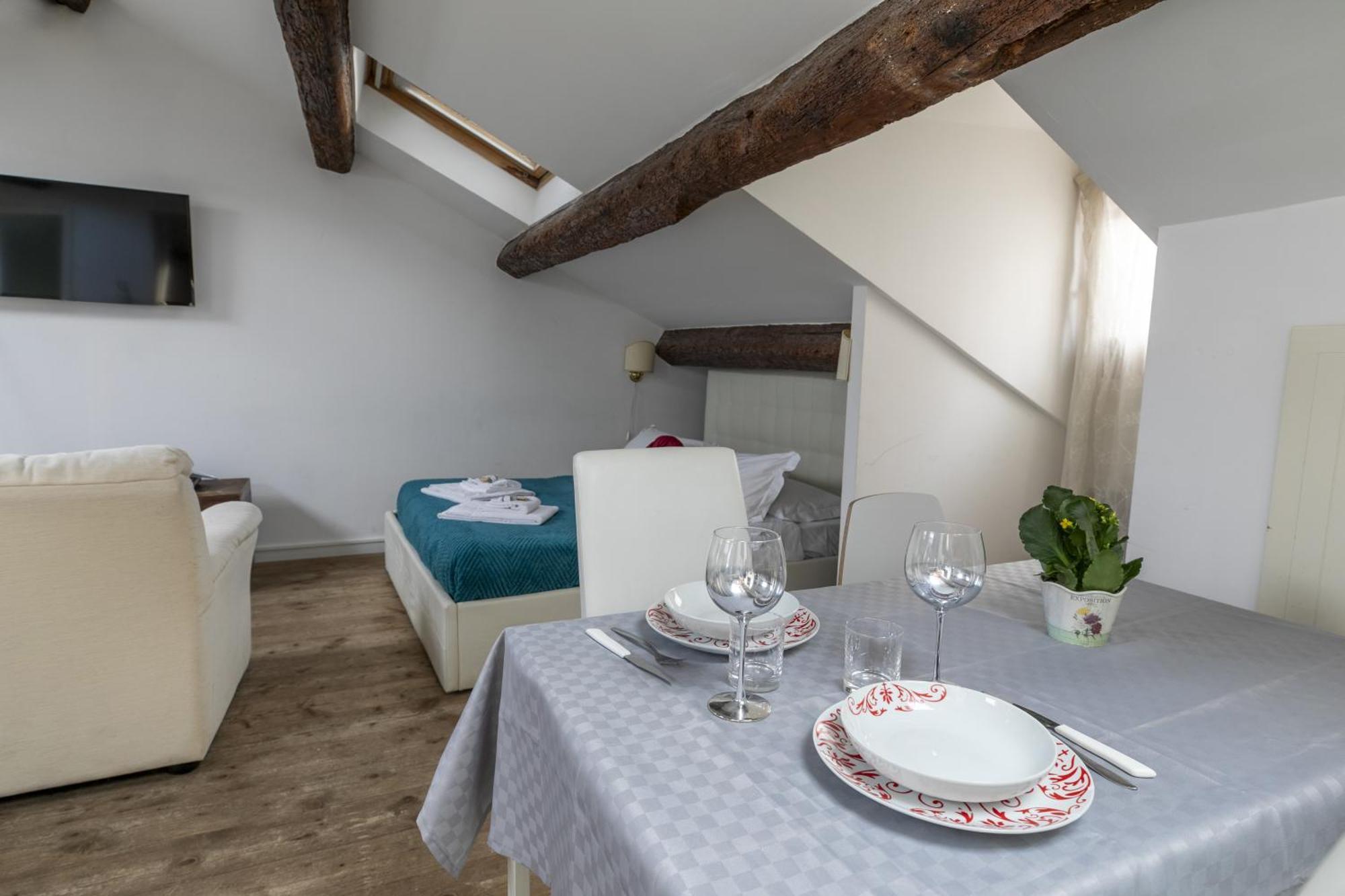 Nice Lovely Attic For 4 Person With Wifi - A/C Venecia Exterior foto