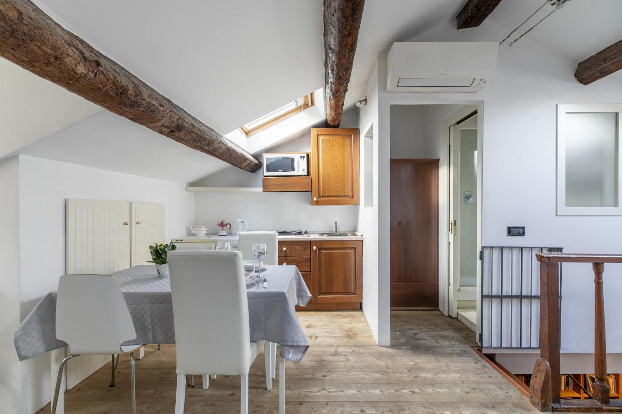Nice Lovely Attic For 4 Person With Wifi - A/C Venecia Exterior foto