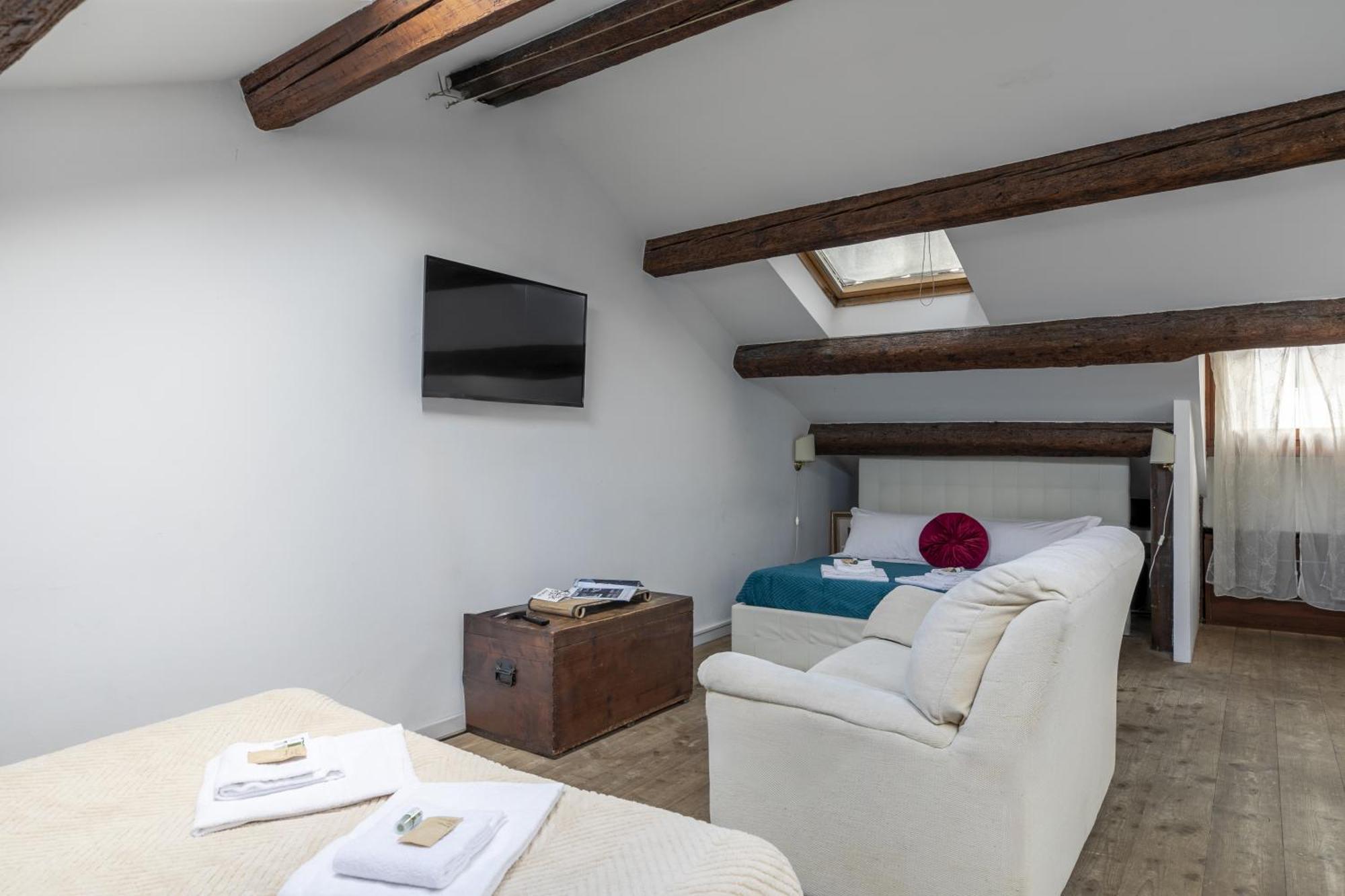 Nice Lovely Attic For 4 Person With Wifi - A/C Venecia Exterior foto