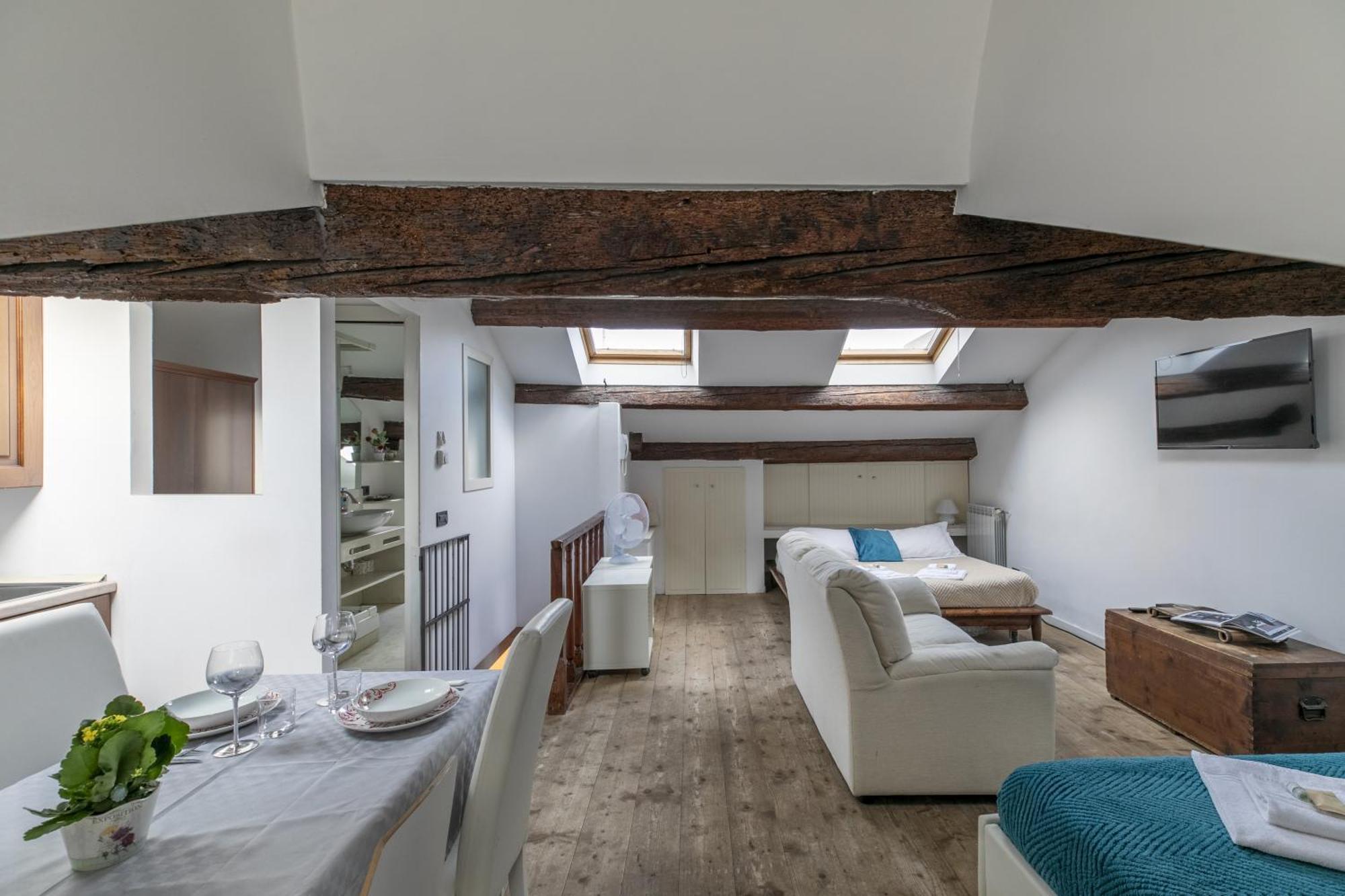 Nice Lovely Attic For 4 Person With Wifi - A/C Venecia Exterior foto