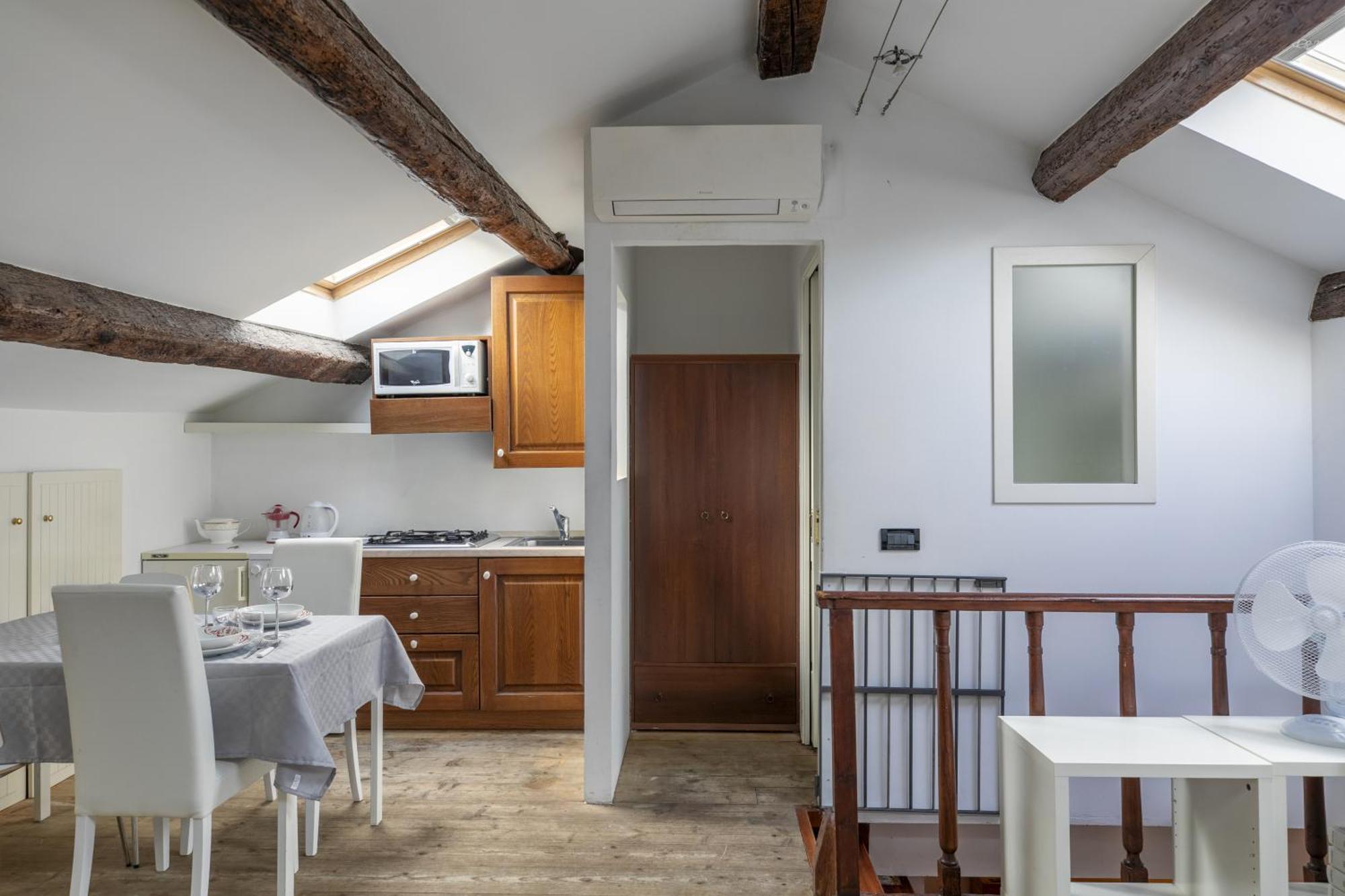 Nice Lovely Attic For 4 Person With Wifi - A/C Venecia Exterior foto