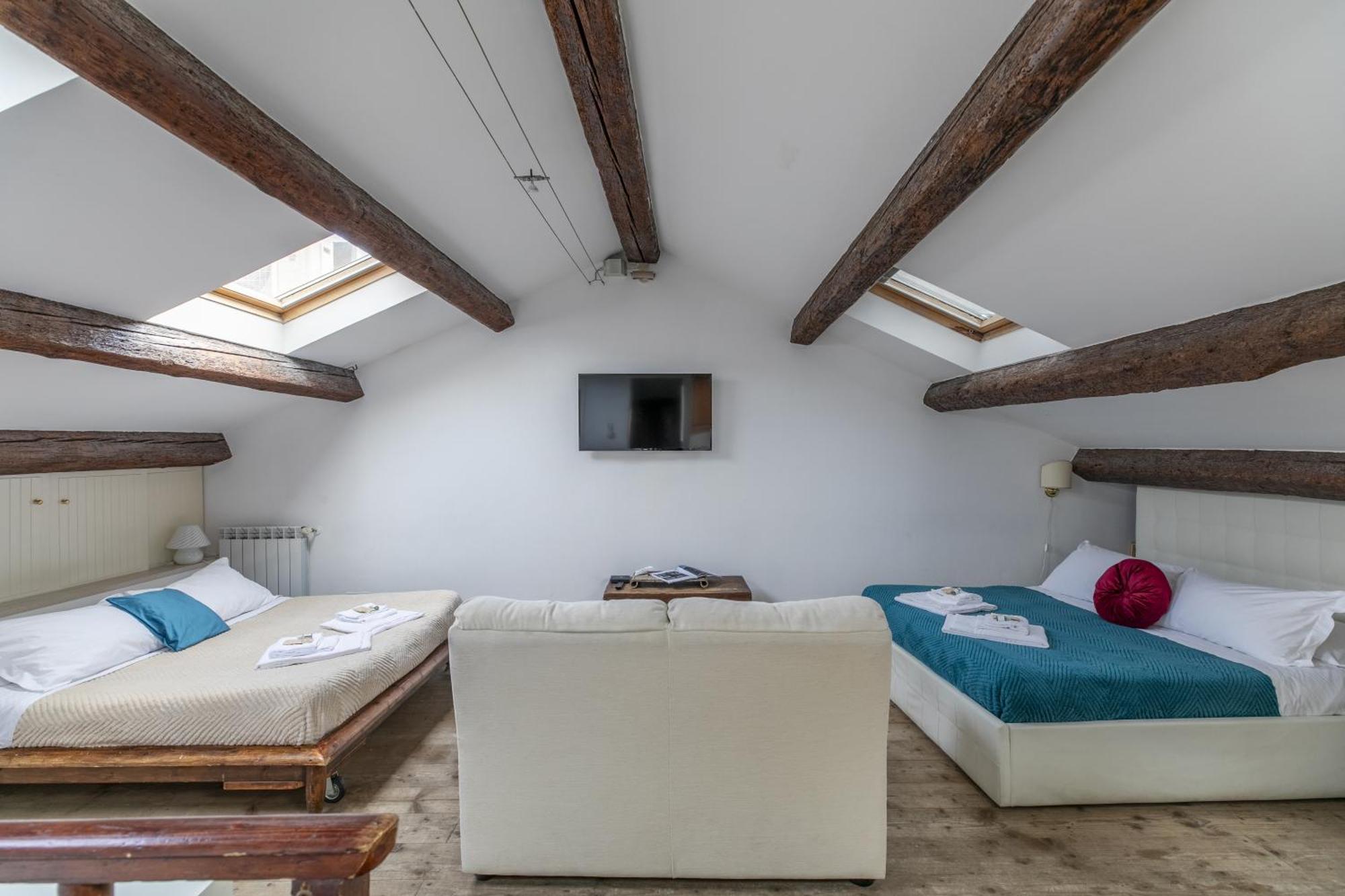 Nice Lovely Attic For 4 Person With Wifi - A/C Venecia Exterior foto